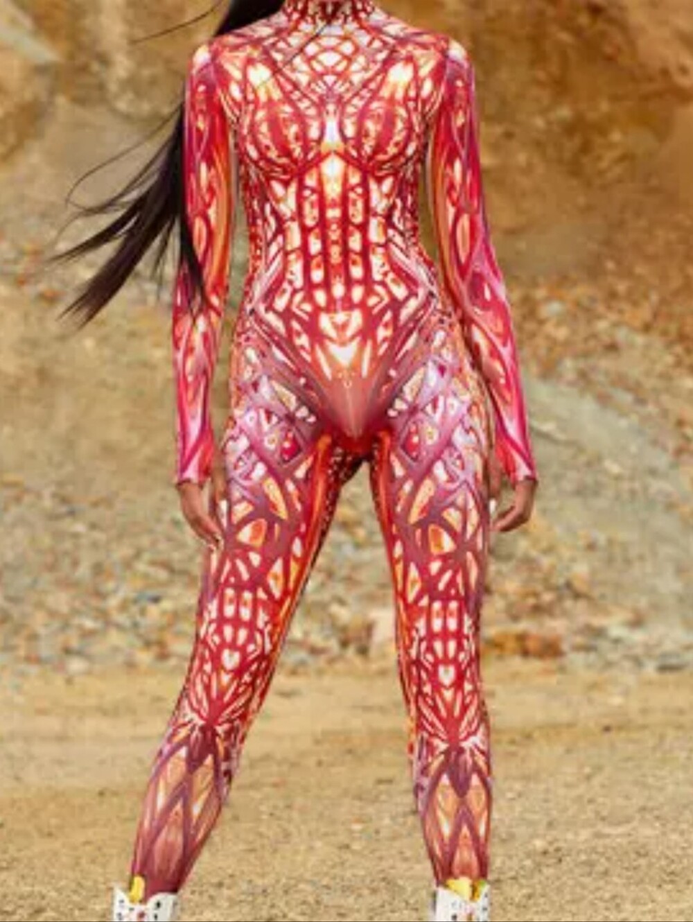 Badinka Fire From Within Full Body Catsuit
